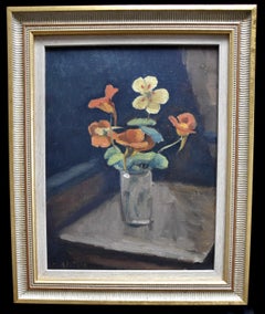 Maurice Asselin (1882-1947) Nasturniums in a vase, Signed oil on canvas