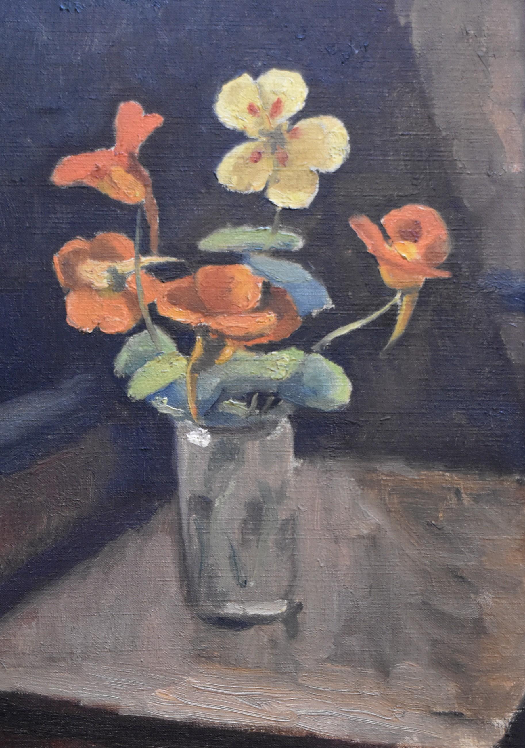 Maurice Asselin (1882-1947) Nasturniums in a vase, Signed oil on canvas 2