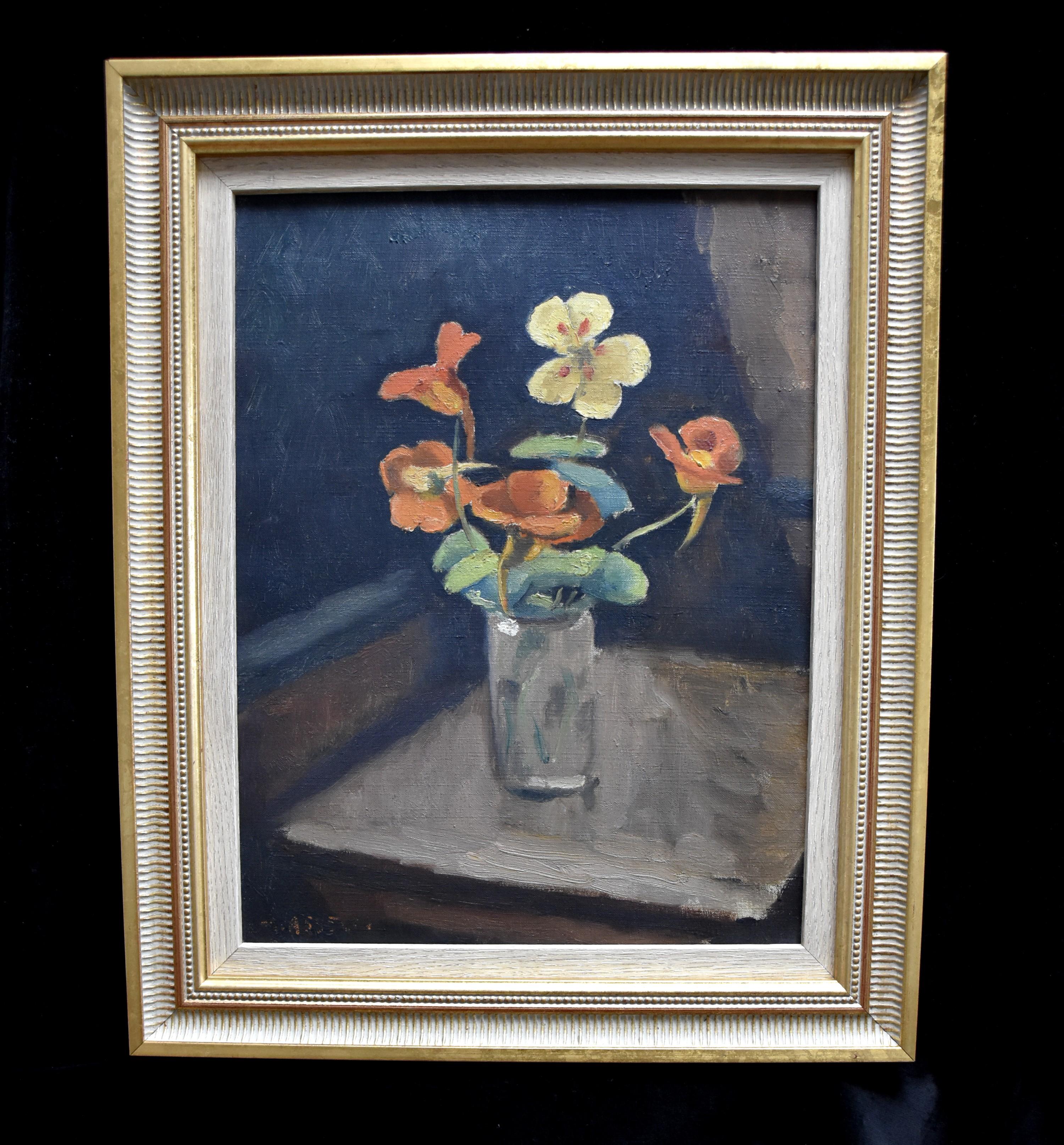 Maurice Asselin (1882-1947) Nasturniums in a vase, Signed oil on canvas 4