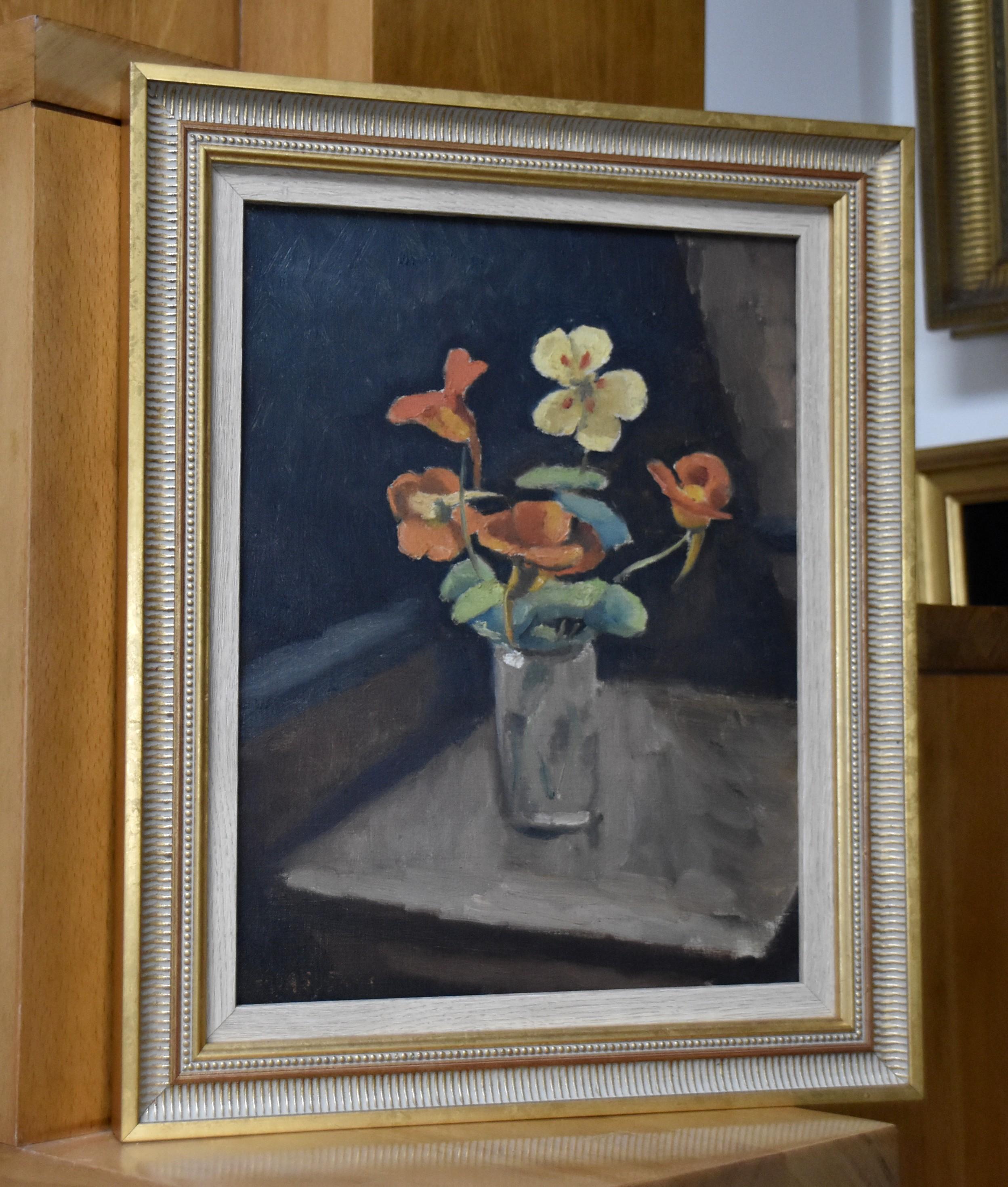 Maurice Asselin (1882-1947) Nasturniums in a vase, Signed oil on canvas 5