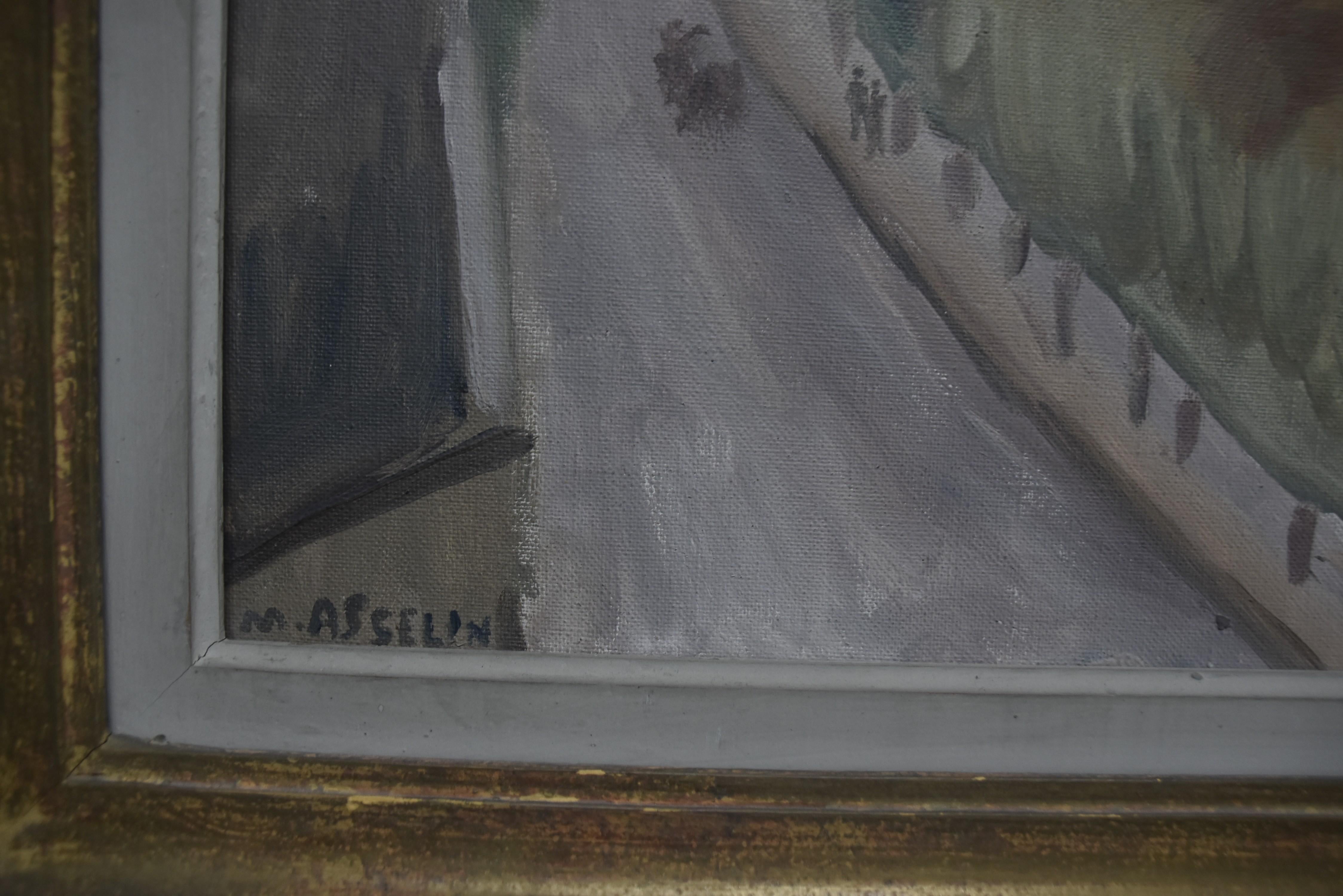 Maurice Asselin (1882-1947) Notre-Dame, Paris, Ölgemälde auf Leinwand, signiert im Angebot 3