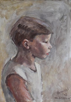 Maurice Asselin (1882-1947) Portrait of his son Bernard, 1927, oil on canvas