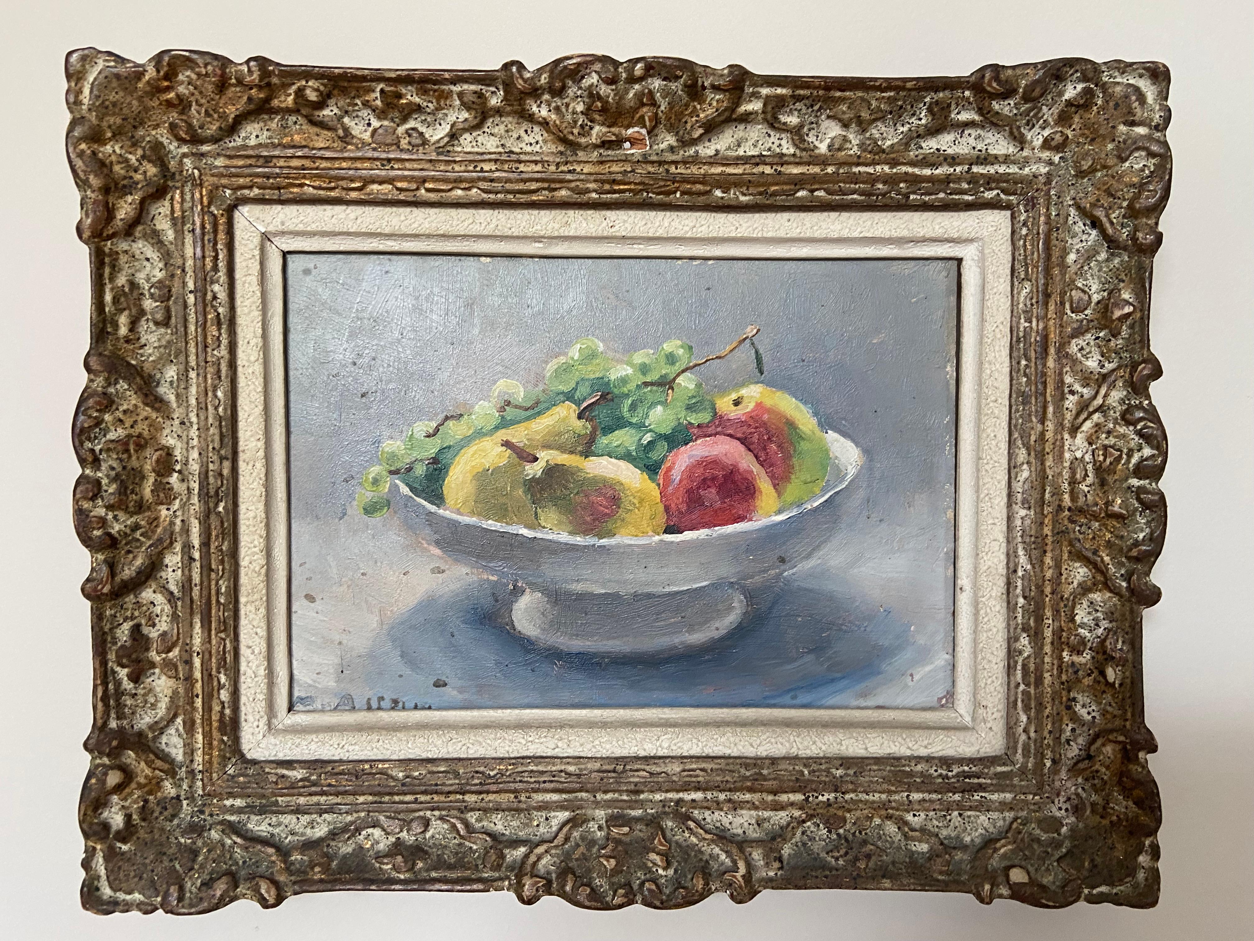 Maurice Asselin (1882-1947) Still life with fruits, Signed oil  painting For Sale 1