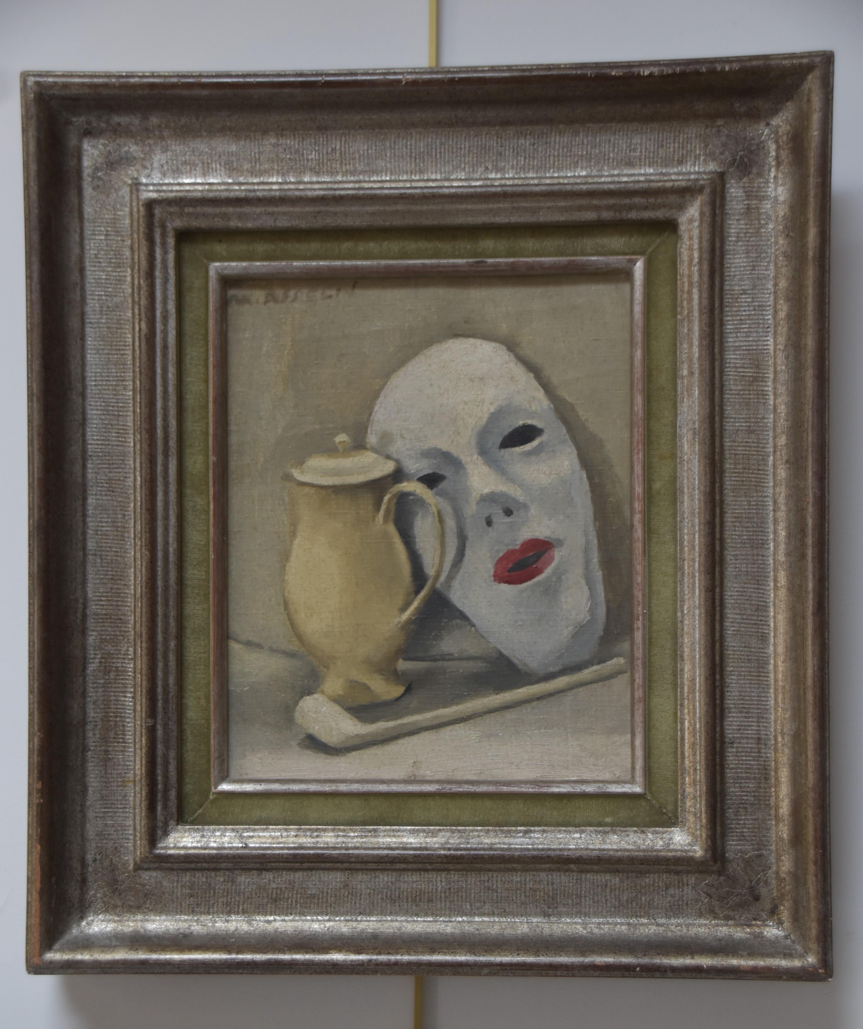 Maurice Asselin (1882-1947) Still-life with a mask, Signed oil on canvas 3