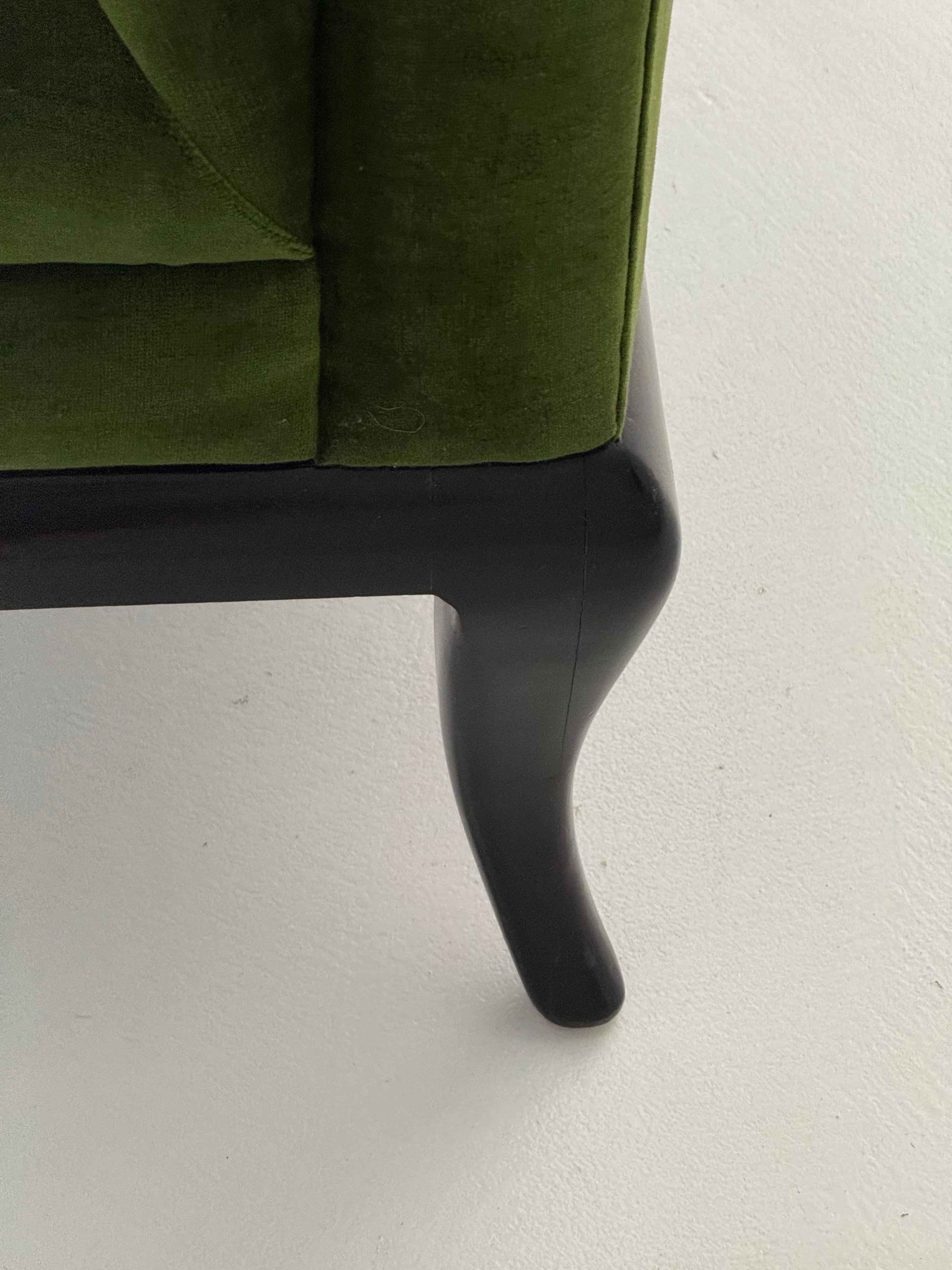 Sillón Maurice Bailey para Monteverdi-Young, base espresso, recién restaurado en venta 5