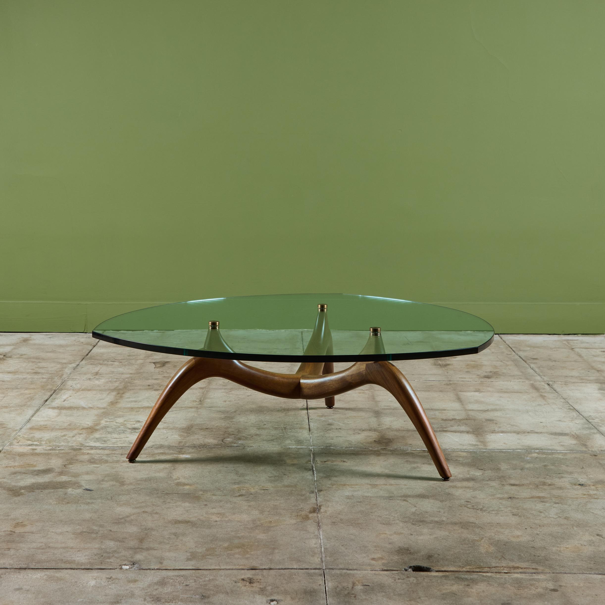 Verre Table basse Maurice Bailey pour Monteverdi Young en vente
