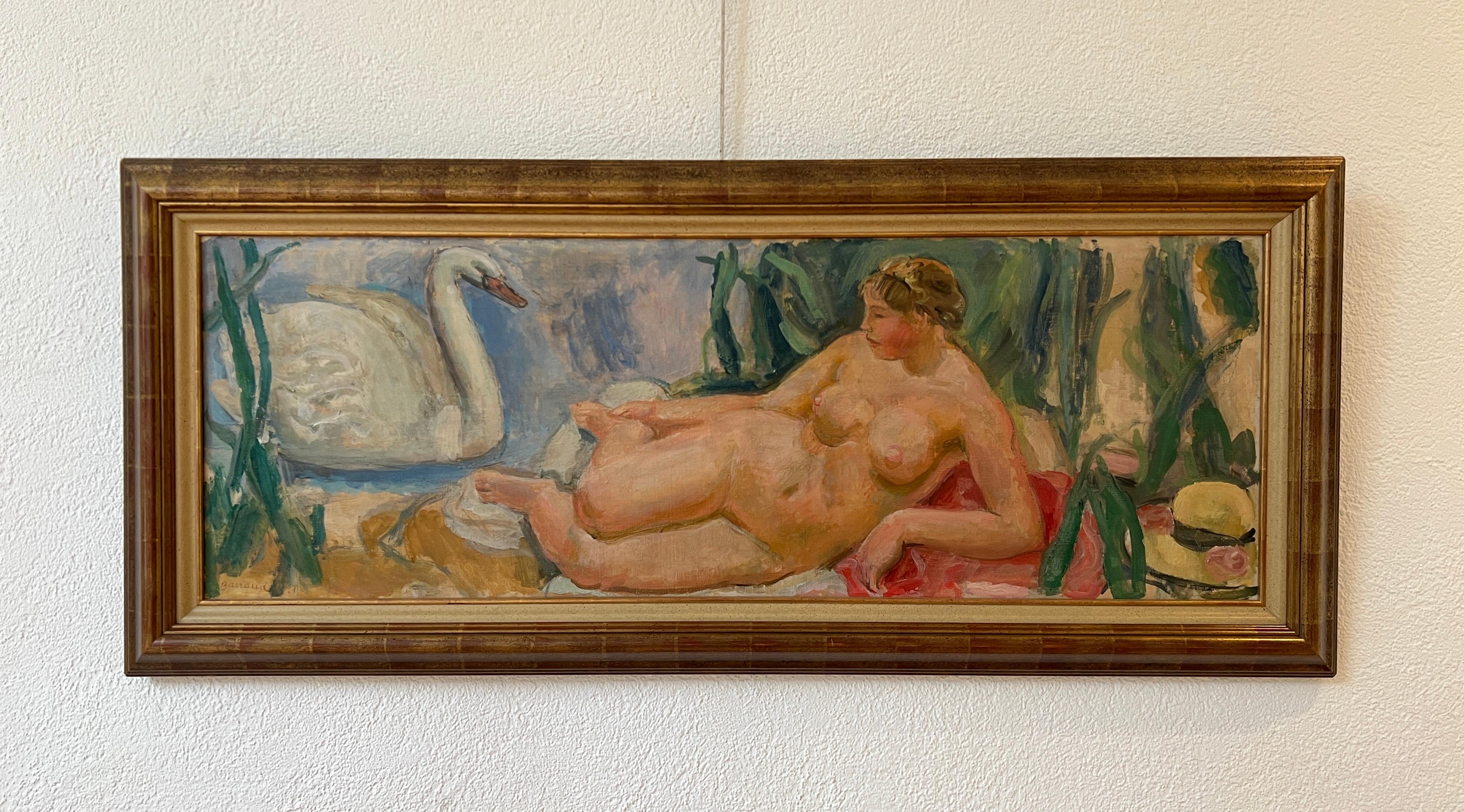 Léda - Painting de Maurice Barraud