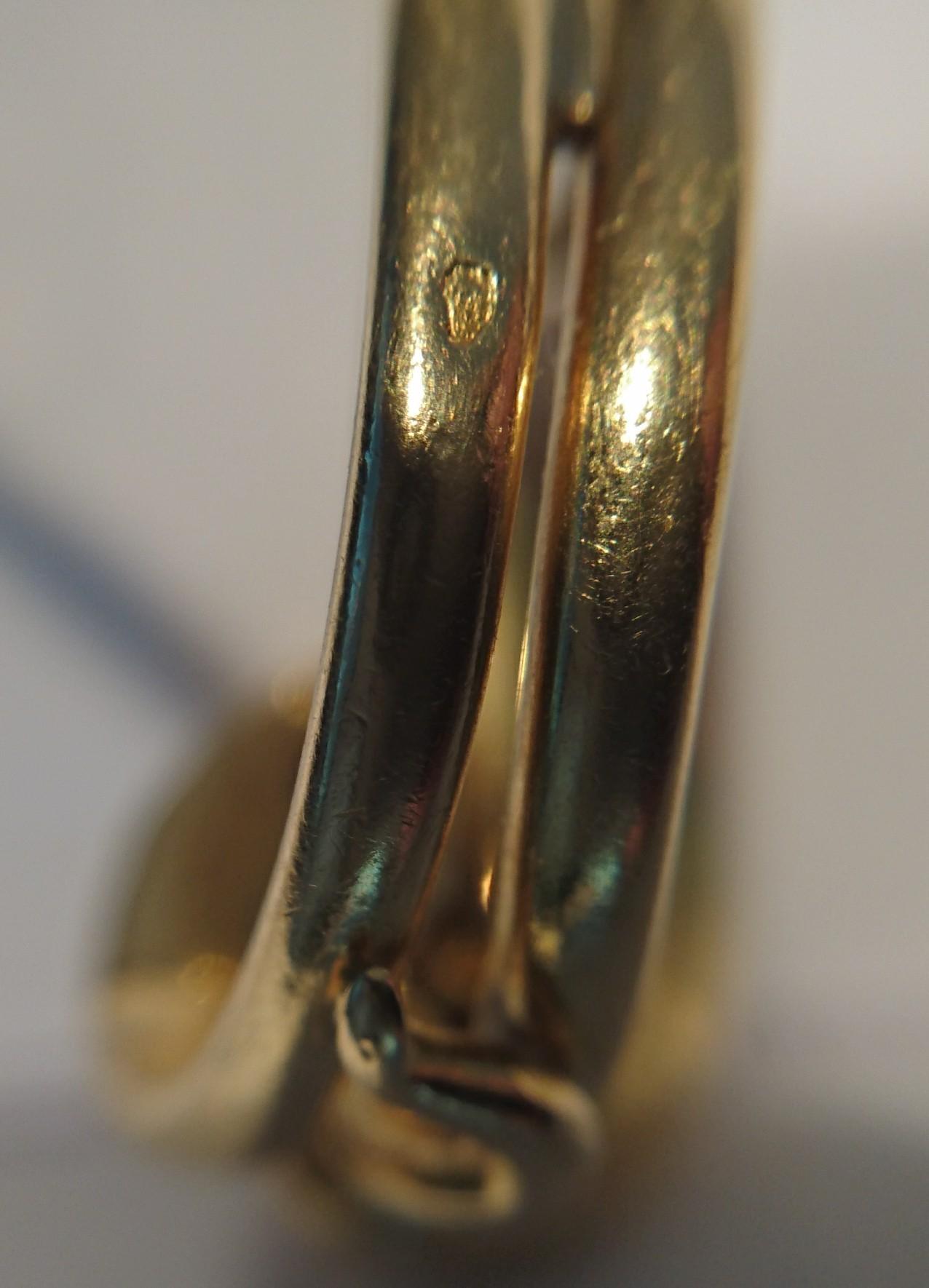 Maurice Beck Französischer Jugendstil Rubin und Diamant Schlangenring 1