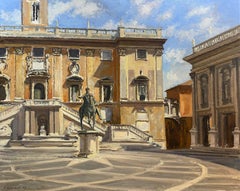 "Capitole, Roma" par Maurice Blanchet - Huile sur toile 81x65 cm
