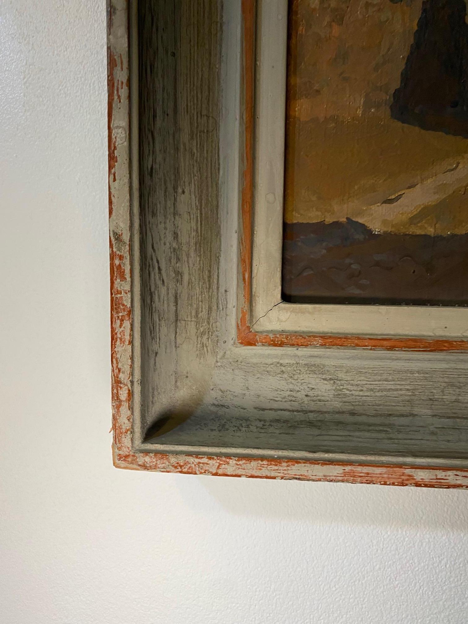 „Sicile“ von Maurice Blanchet - Öl auf Leinwand 46x38 cm im Angebot 5
