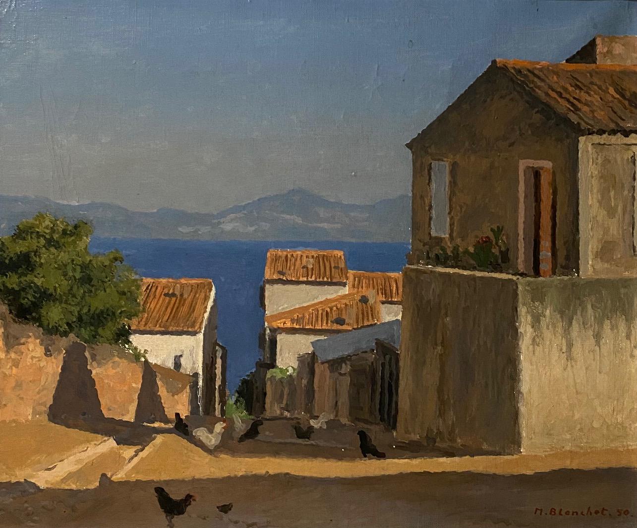 "Sicile" by Maurice Blanchet - Oil on canvas 46x38 cm