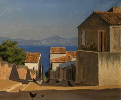„Sicile“ von Maurice Blanchet - Öl auf Leinwand 46x38 cm