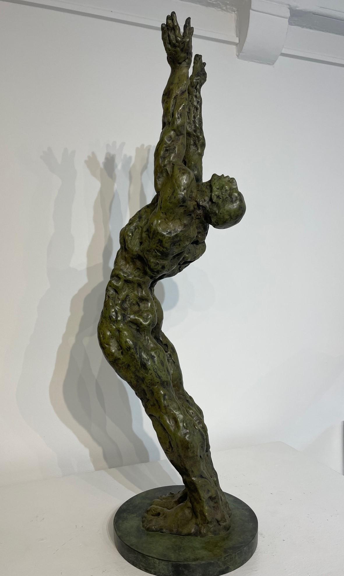 Tocar la victoria - Sculpture Contemporáneo de Maurice Blik