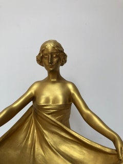 Maurice Bouval Bronze Art Nouveau