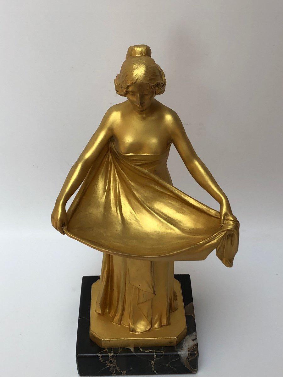 Maurice Bouval Bronze Art Nouveau For Sale 1