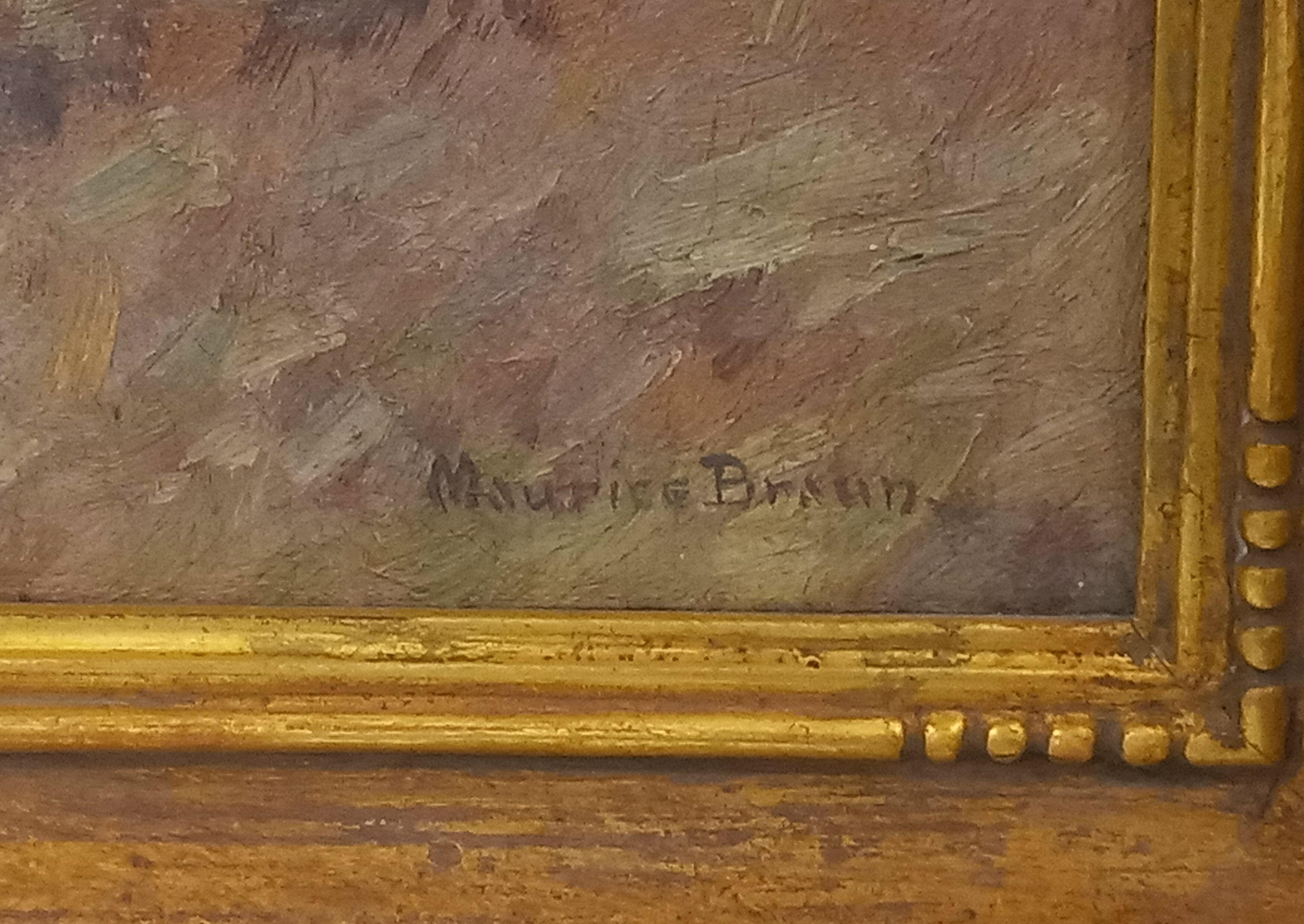 Olio su tela di Maurice Braun, 1930 circa - El Cajon, San Diego 2