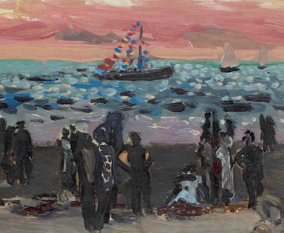 Maurice Brianchon wurde im Januar 1899 in Fresnay-sur-Sarthe geboren. Er studierte zunächst in Bordeaux an der École des Beaux-Arts bei dem Bildhauer Paul Quinsac. 1917 zog er nach Paris und trat in die École des Beaux-Arts Decoratifs ein, wo er bei