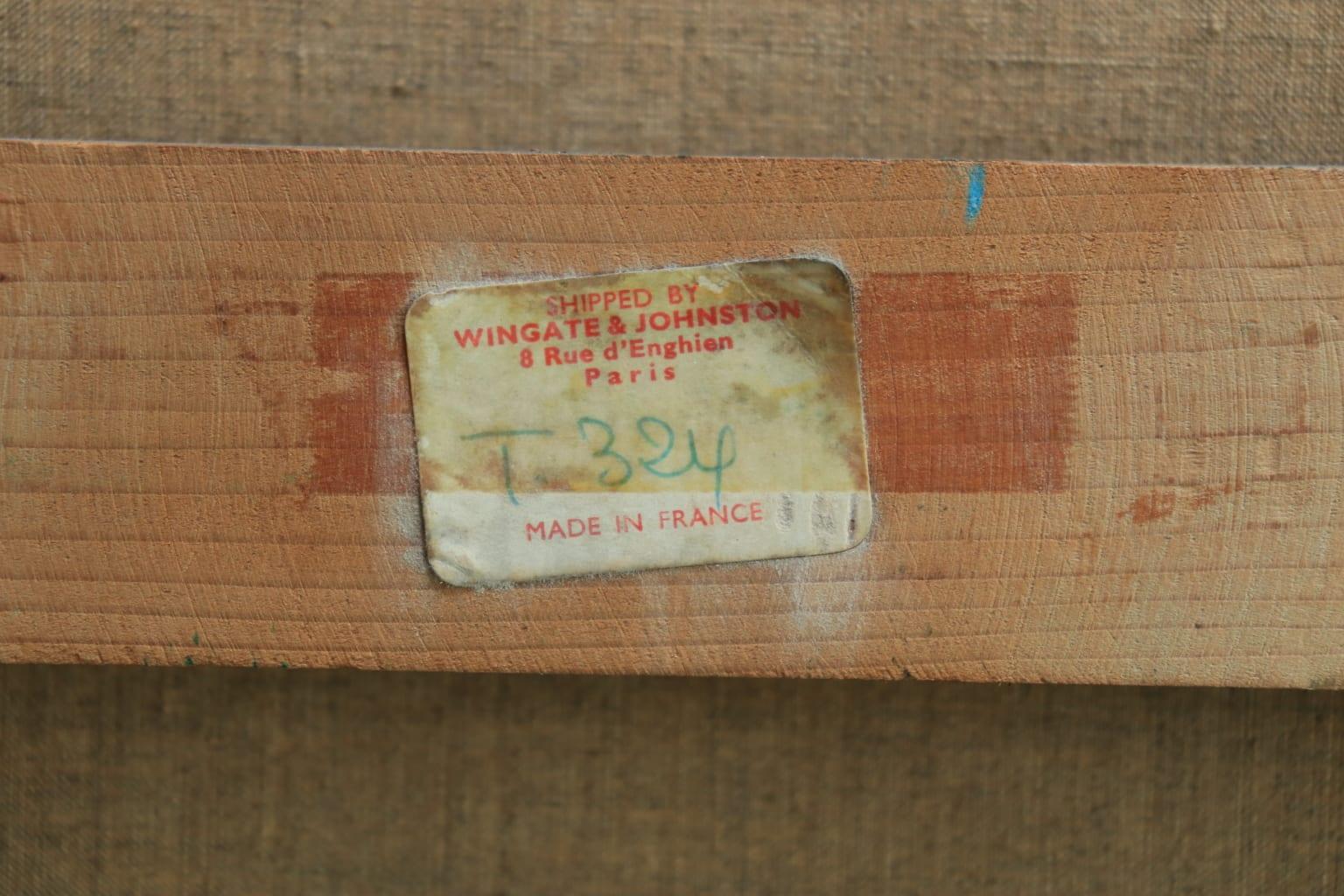 Pluie à Paris - Figures modernistes dans un paysage urbain - peinture à l'huile de Maurice Brianchon 10