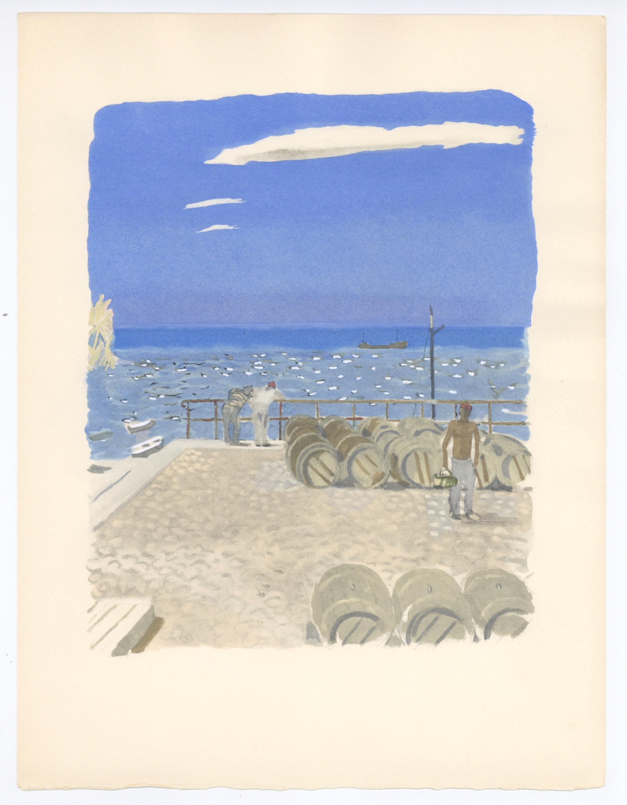 Maurice Brianchon – „Voyage du Vin“-Pochoir