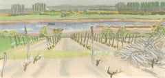 Maurice Brianchon, Un vigneto della Francia dolce, 1956 (dopo)