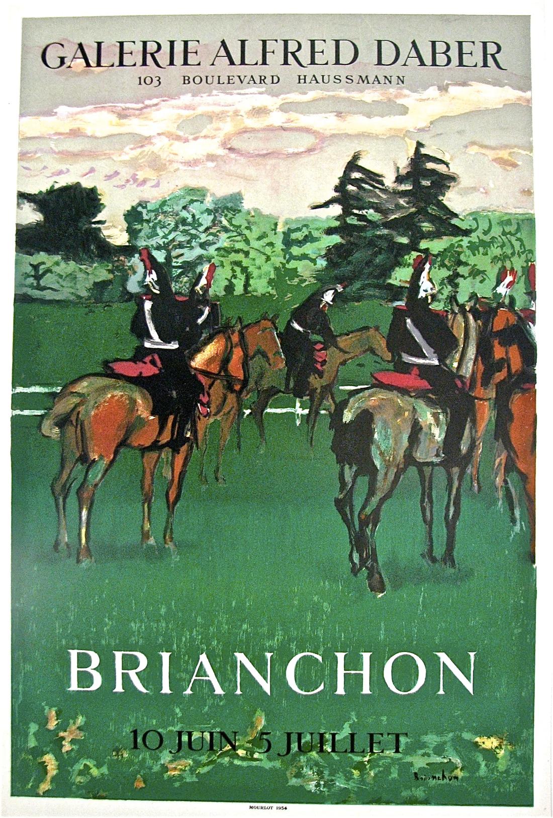 Artist: Maurice Brianchon

Medium: Lithographic Poster, 1954

Dimensions: 23.3 x 16 in / 59.2 x 40.6 cm

Classic Poster Paper - Perfect Condition A+

This original lithographic poster by French artist Maurice Brianchon (1899-1979) was created