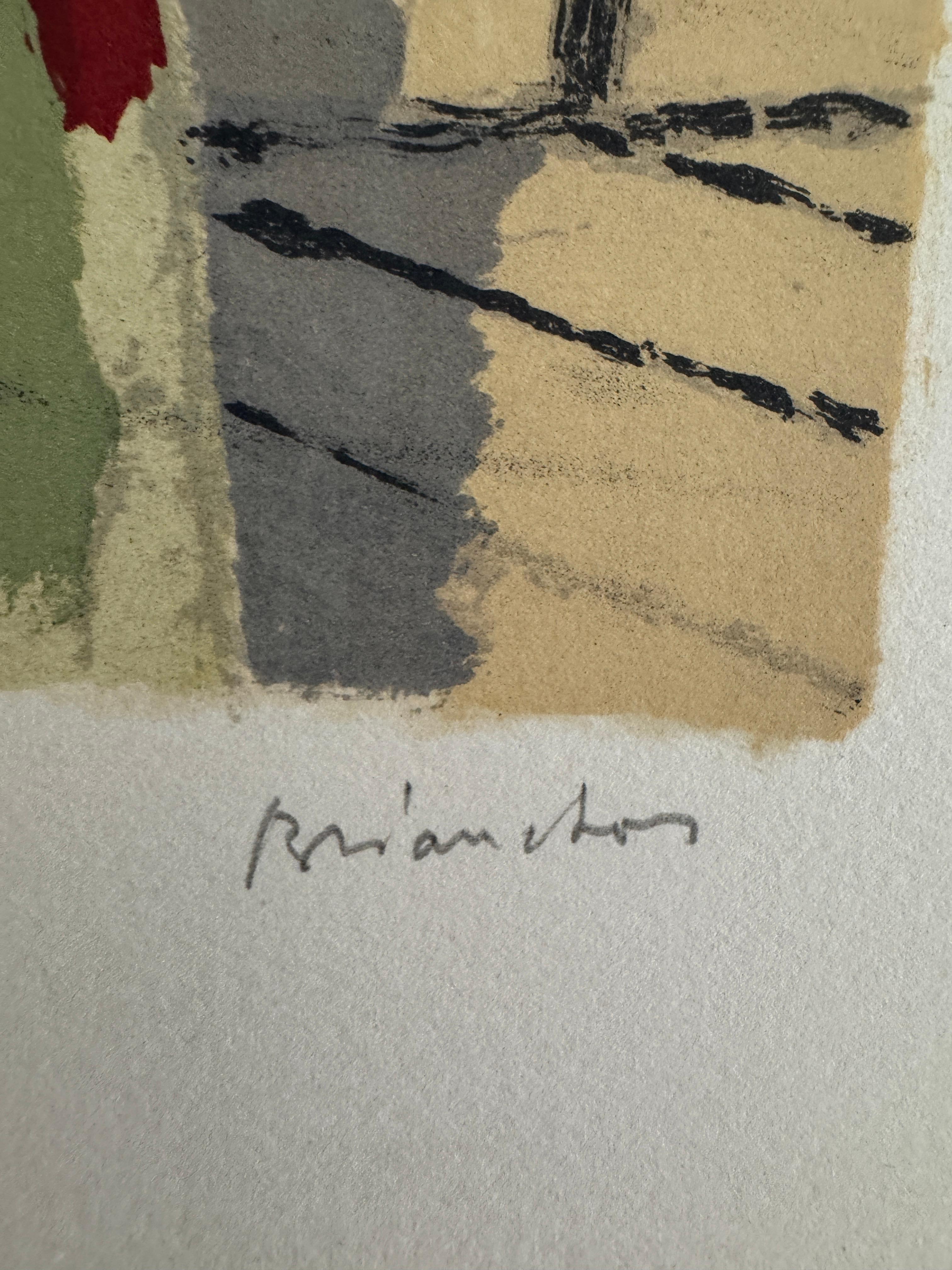 L'Arlequin, aus Sourvenirs de Portraits d'Artistes, von Maurice Brianchon, 1972 im Angebot 2