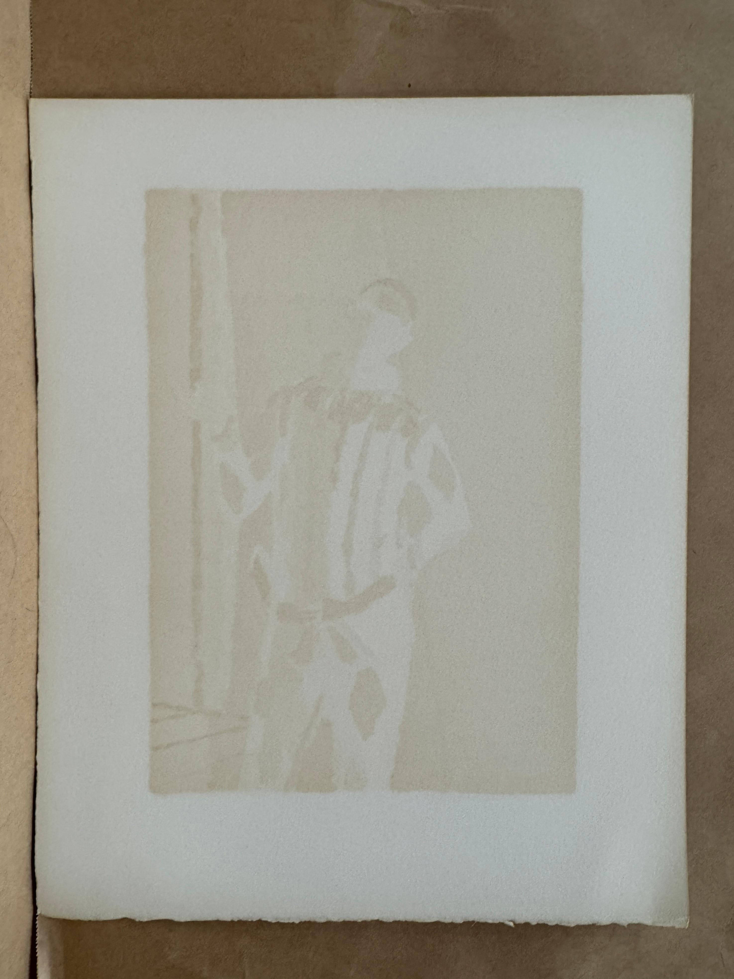 L'Arlequin, aus Sourvenirs de Portraits d'Artistes, von Maurice Brianchon, 1972 im Angebot 5