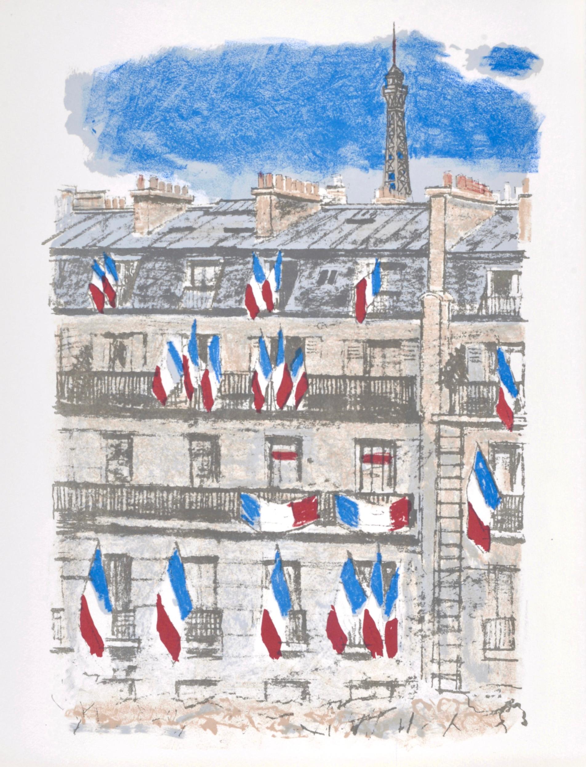 Le Tricolore, Regards sur Paris, Maurice Brianchon For Sale 3