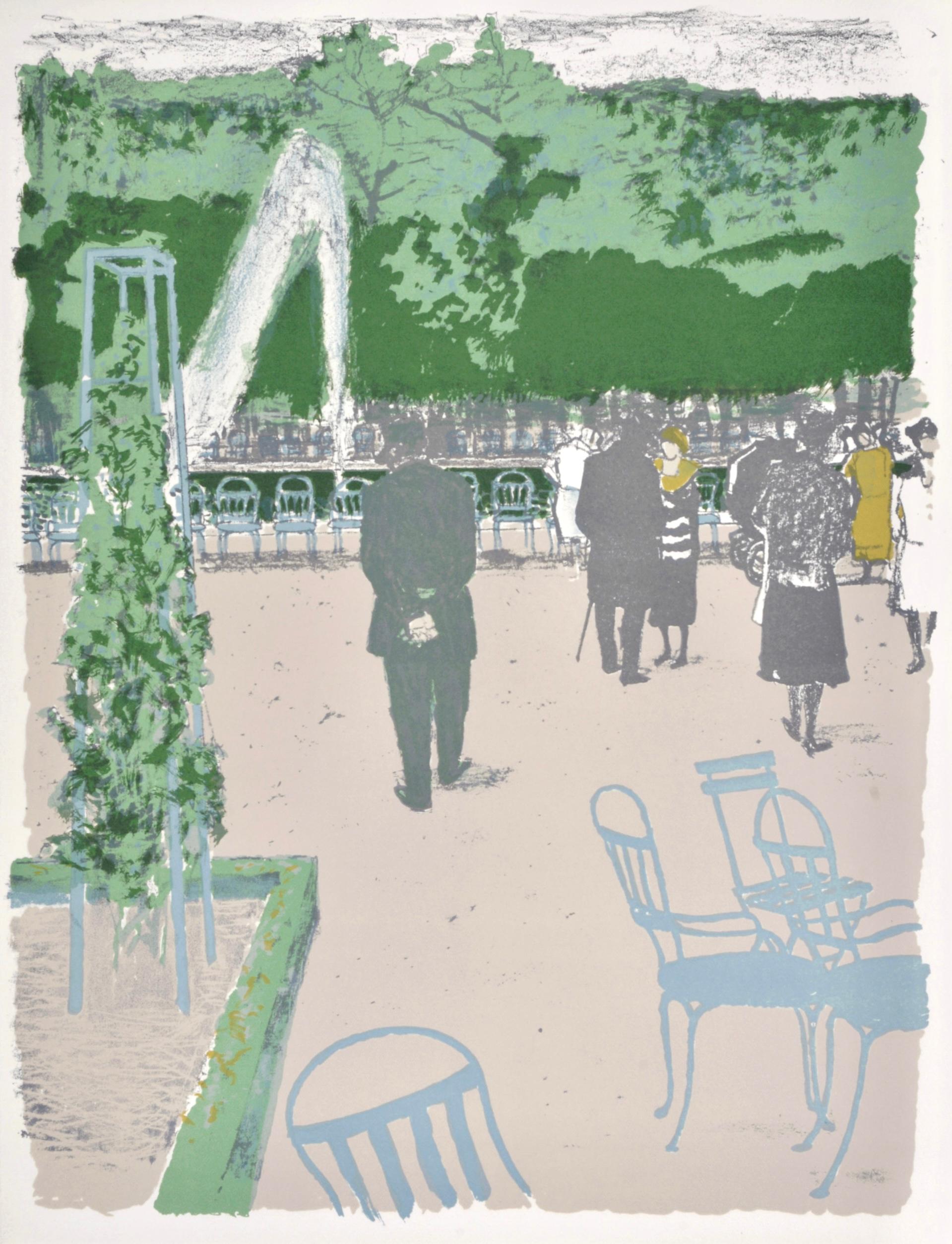 Las Tullerías, Miradas sobre París, Maurice Brianchon en venta 3
