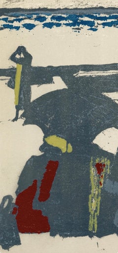 Maurice Brianchon, Saint-Jean-de-Luz, The Beach, 1964