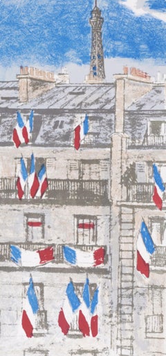 Maurice Brianchon, The Tricolor, from Views of Paris, 1963