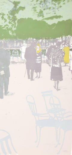 Maurice Brianchon, The Tuileries, from Views of Paris, 1963