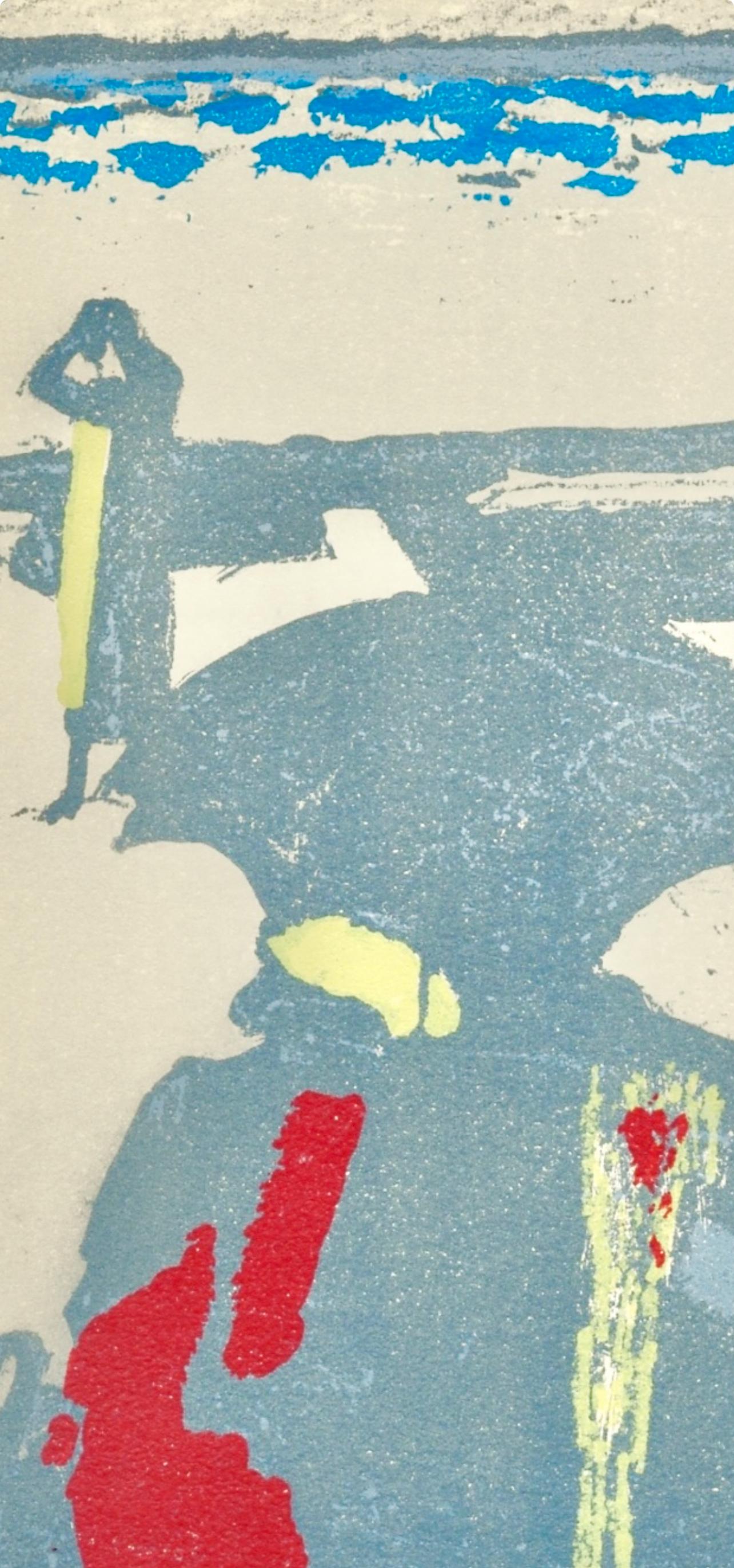 Saint-Jean-de-Luz: la plage, Prints from the Mourlot Press For Sale 1