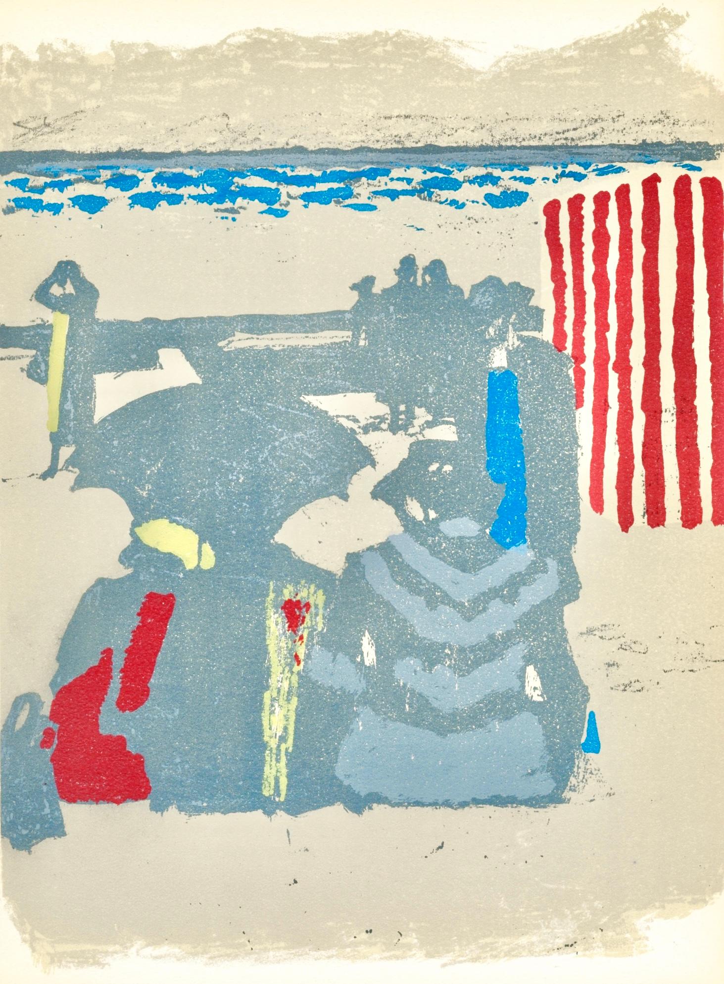 Saint-Jean-de-Luz: la plage, Prints from the Mourlot Press For Sale 2