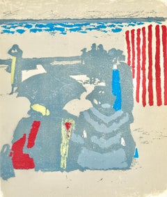 Vintage Saint-Jean-de-Luz: la plage, Prints from the Mourlot Press