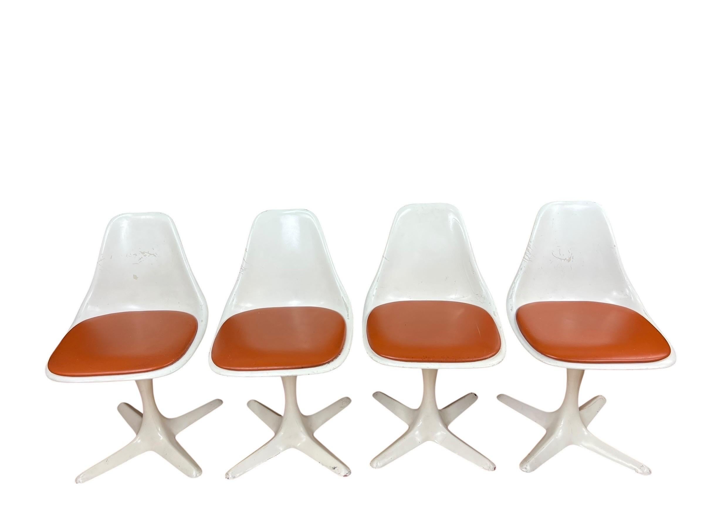 Juego de comedor Maurice Burke Mesa y sillas Tulipán - 5 piezas en venta 1