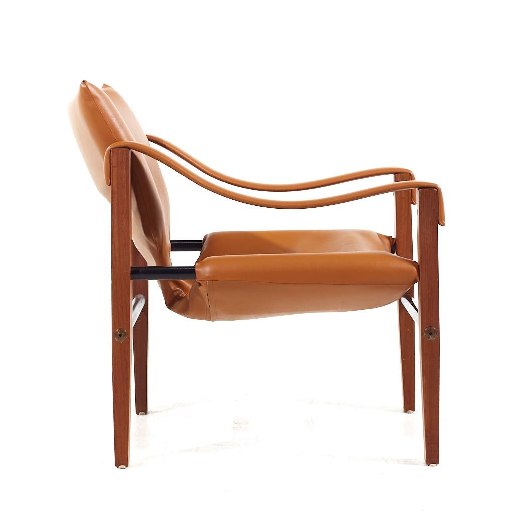 Maurice Burke Mid Century Teak Safari Arkana Lounge Chairs - Pair For Sale 3