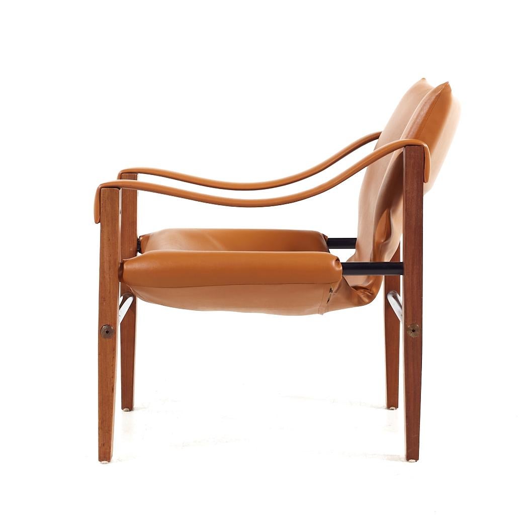 Maurice Burke Mid Century Teak Safari Arkana Lounge Chairs - Pair For Sale 4
