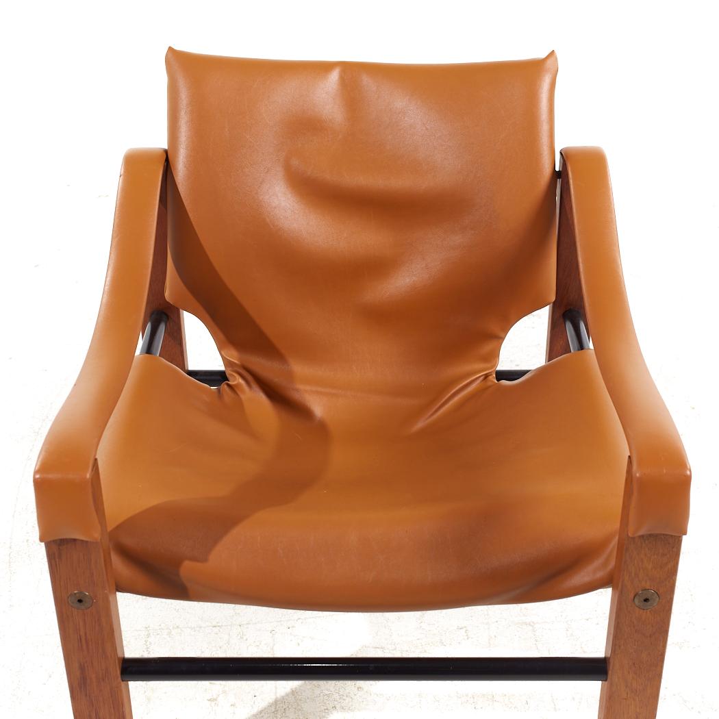 Maurice Burke Mid Century Teak Safari Arkana Lounge Chairs - Pair For Sale 5