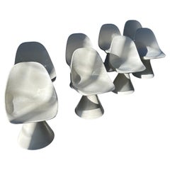 Maurice Burke - Set of 8 Mushroom chairs