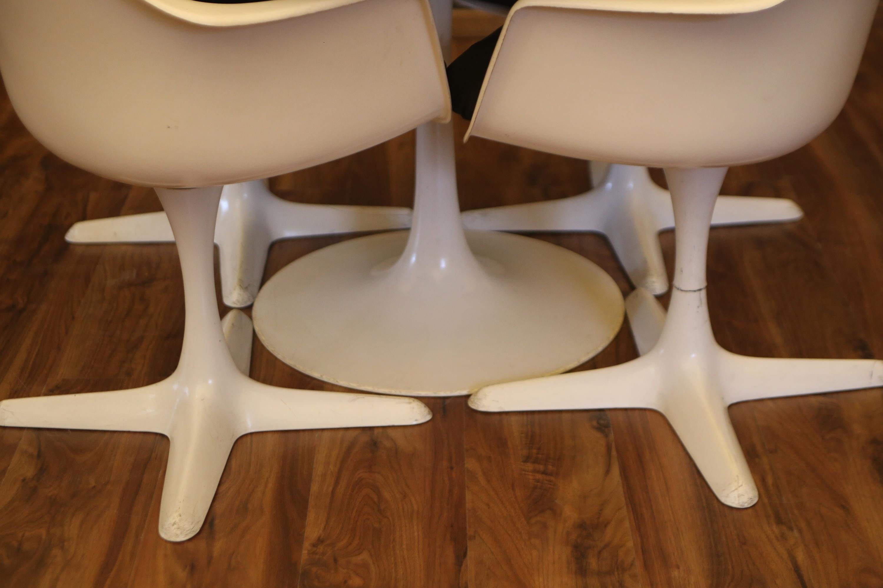 burke tulip table and chairs