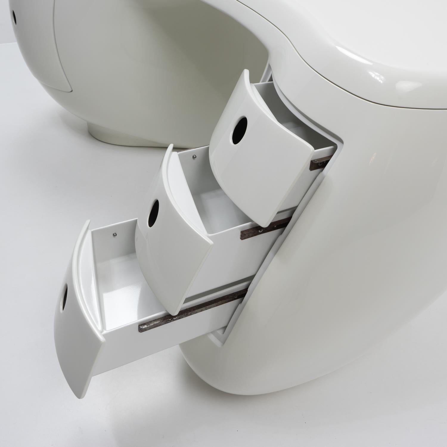 Maurice Calka “Boomerang” Desk by Leleu Deshays, France - 1970s For Sale 3