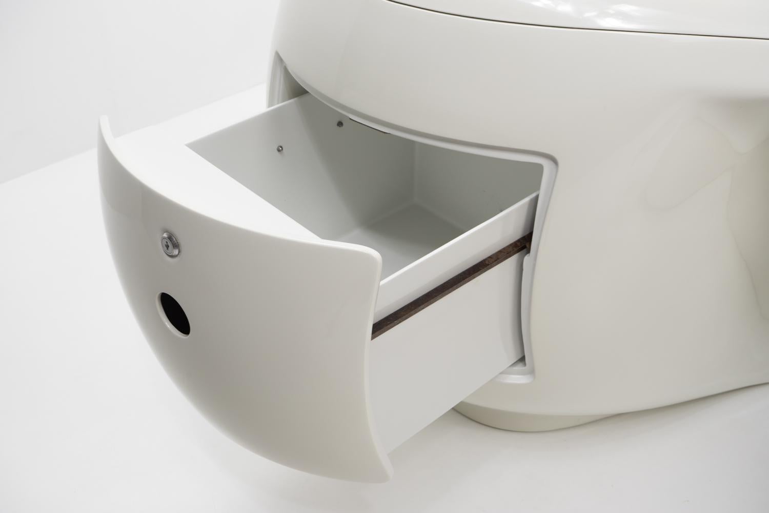 Maurice Calka “Boomerang” Desk by Leleu Deshays, France - 1970s For Sale 4
