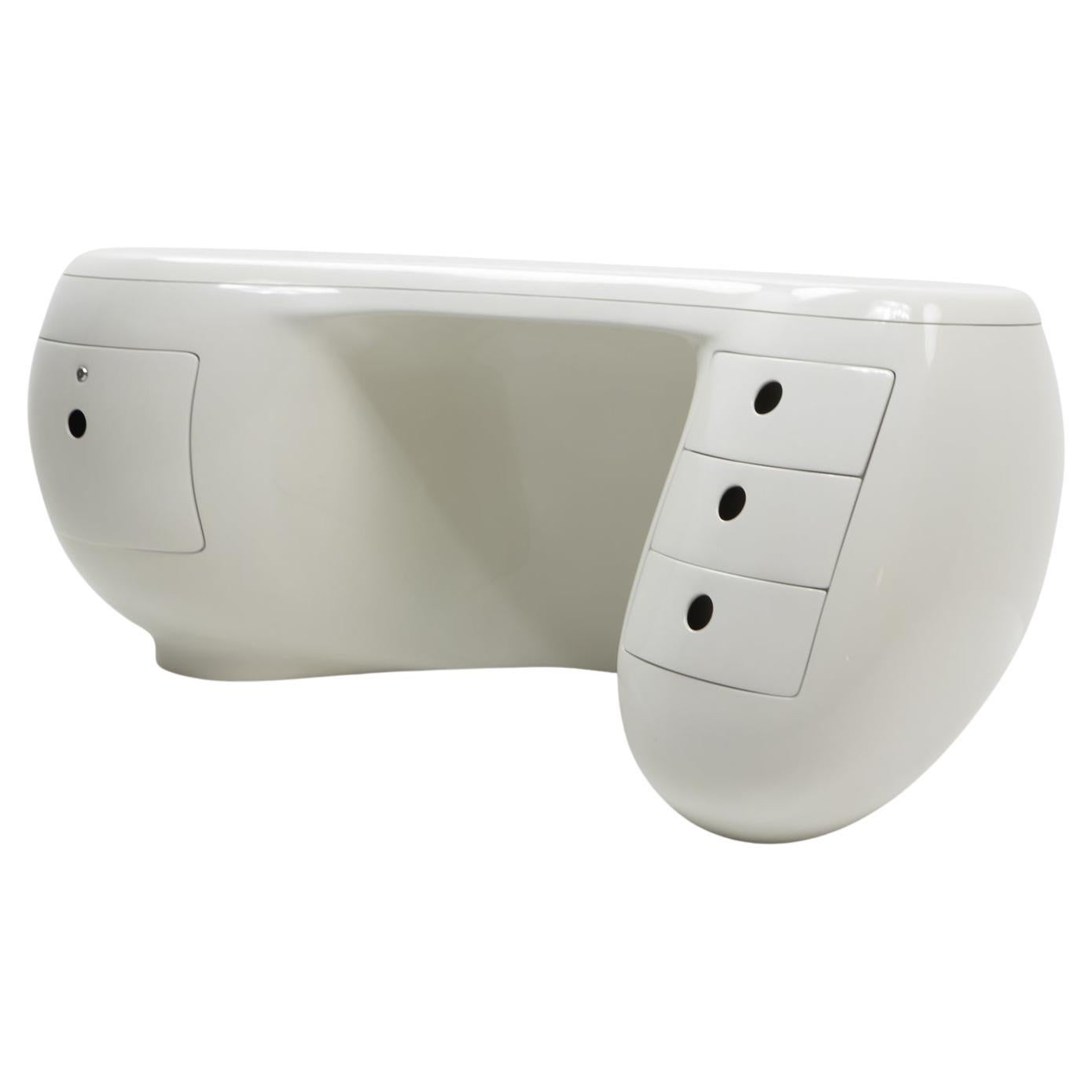 Maurice Calka “Boomerang” Desk by Leleu Deshays, France - 1970s For Sale