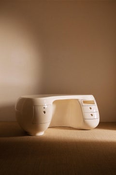 Maurice Calka, "Boomerang" Desk, Ed. Leleu Deshays, France 1970