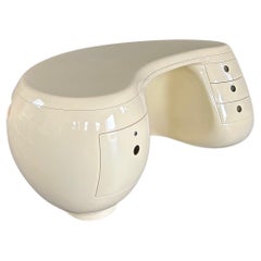 Maurice Calka Boomerang desk for Leleu-Deshays , France, 1970