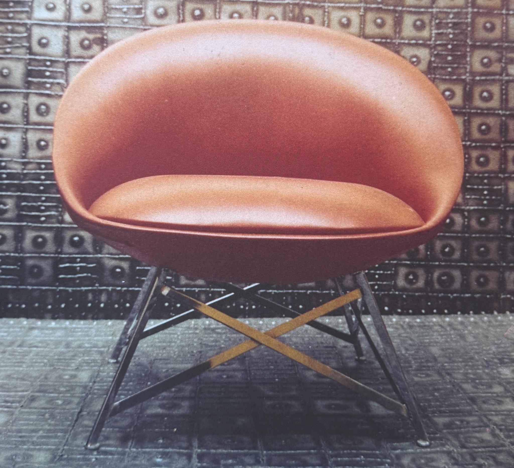 Maurice Calka, rare “Tour Eiffel” K1 chair. France, c. 1966 For Sale 13