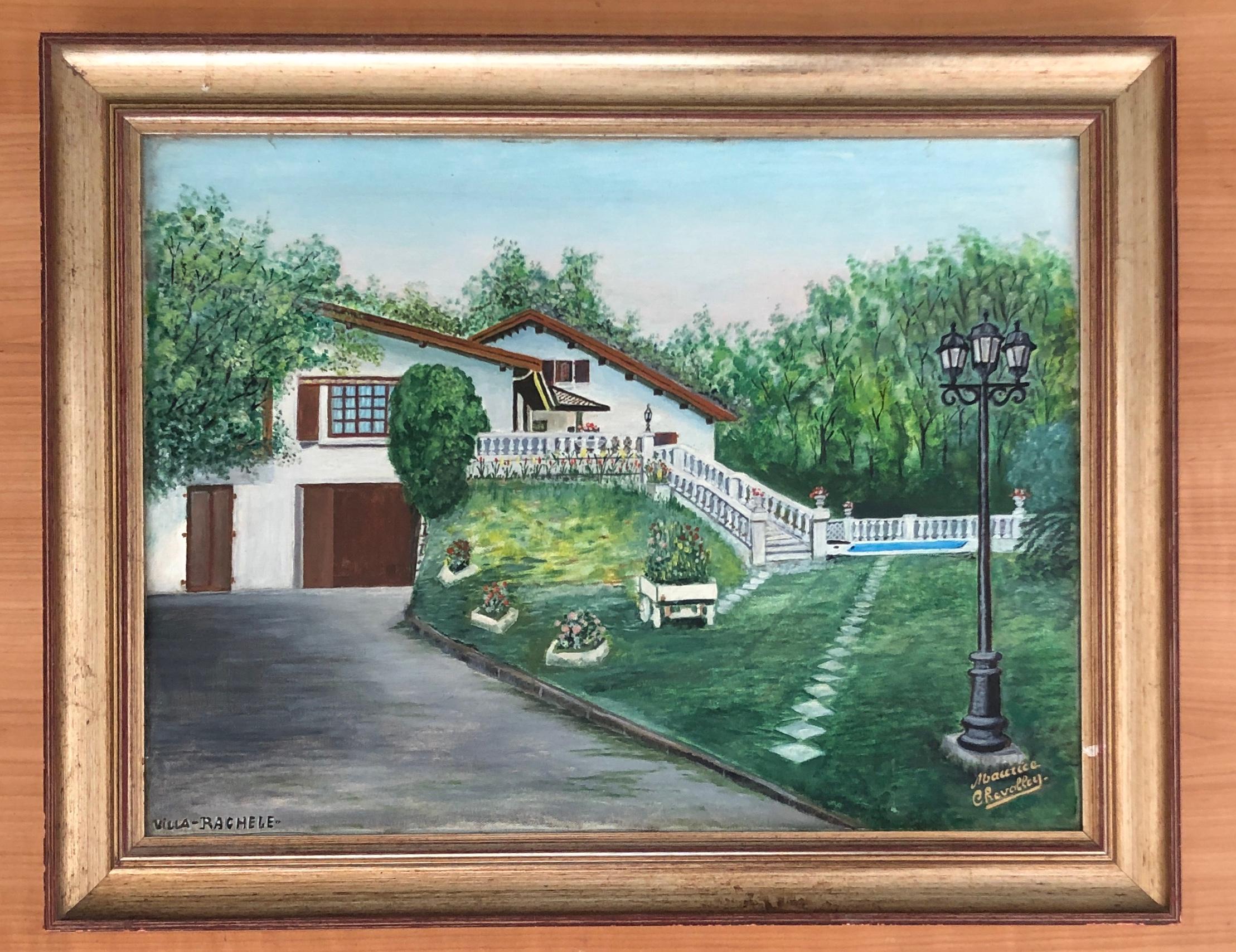 Villa Rachelle - Painting by Maurice Chevalley