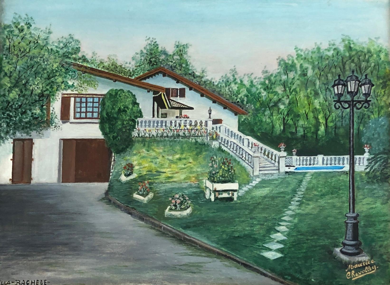 Maurice Chevalley Landscape Painting - Villa Rachelle