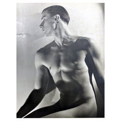 Maurice Cloche Signed Photograph from the the Verneuil Collection 
Male Nude
